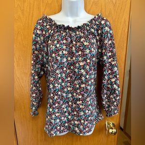 Style & Co floral top size 0X